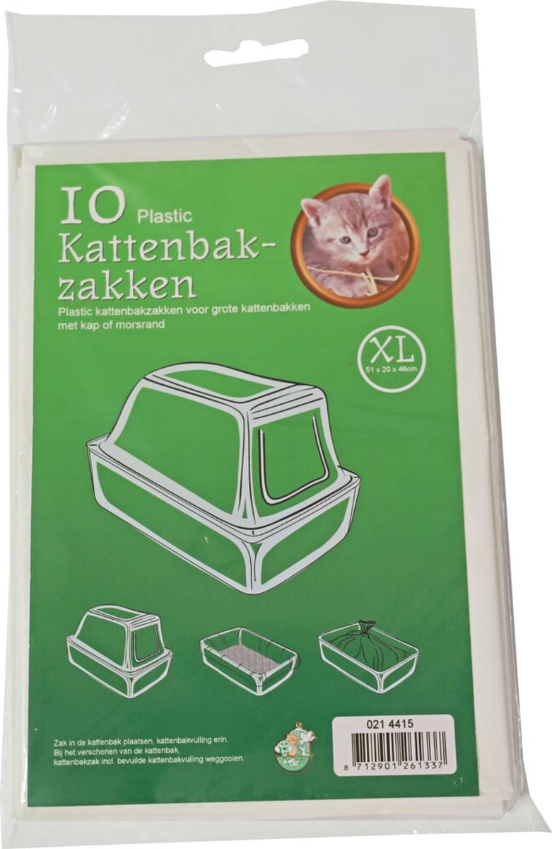  Booda Box Kattenbakzakken - 10 St - 51x20x46 Cm