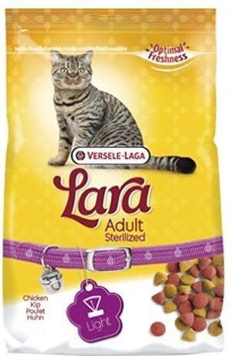  Lara Adult Sterilized - Kip &amp; Eend - Kattenvoer - 10 Kg