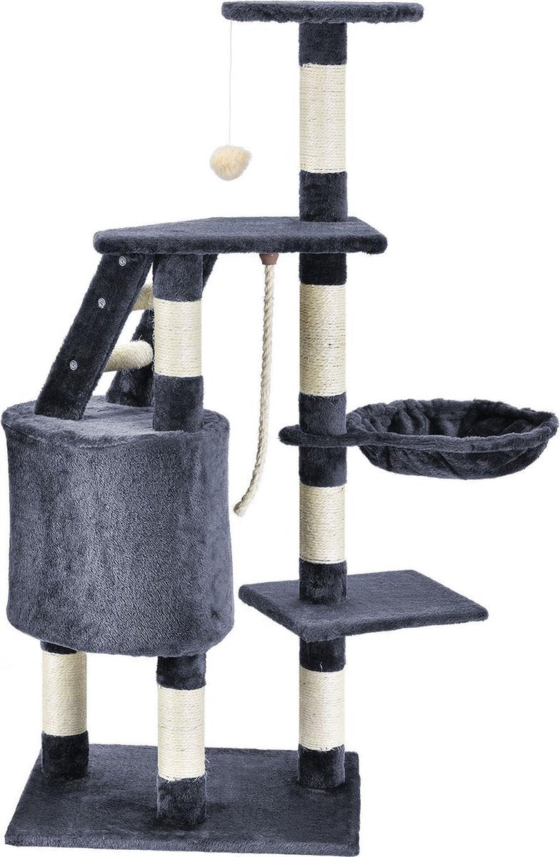 Merkloos Katten Krabpaal Buffy - 118 X 50 X 40 Cm - Grijs