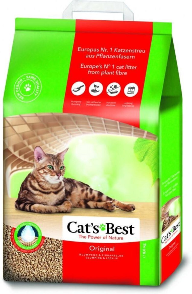  Cat's Best Original - Kattenbakvulling - 20 L