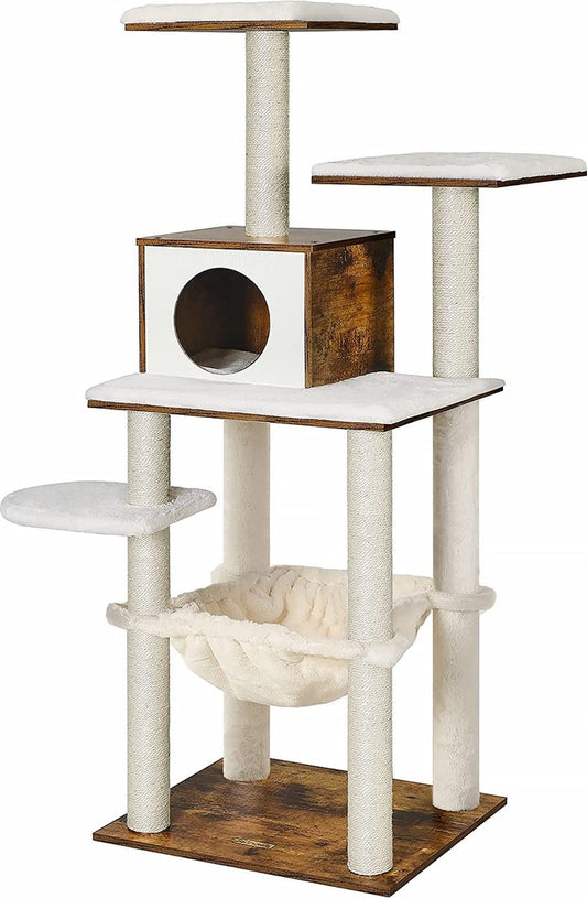  Hoppa! Krabpaal, Kattenmeubel, Modern, Vintage Bruin