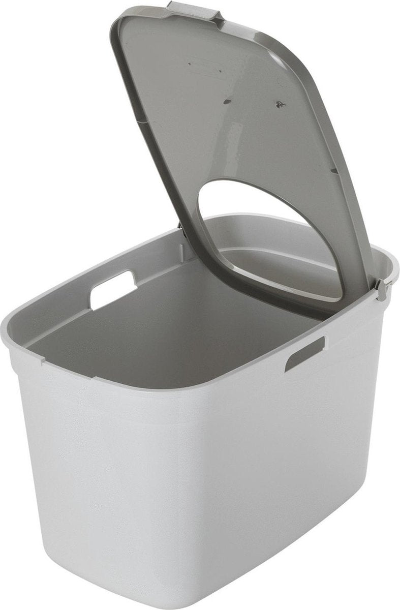  Moderna Top Cat Kattenbak - Wit/Grijs - 59 X 39 X 38 Cm