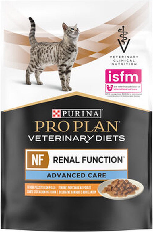  Purina Pro Plan VD NF Renal Function Kat Pouch Kip - 10 X 85 G