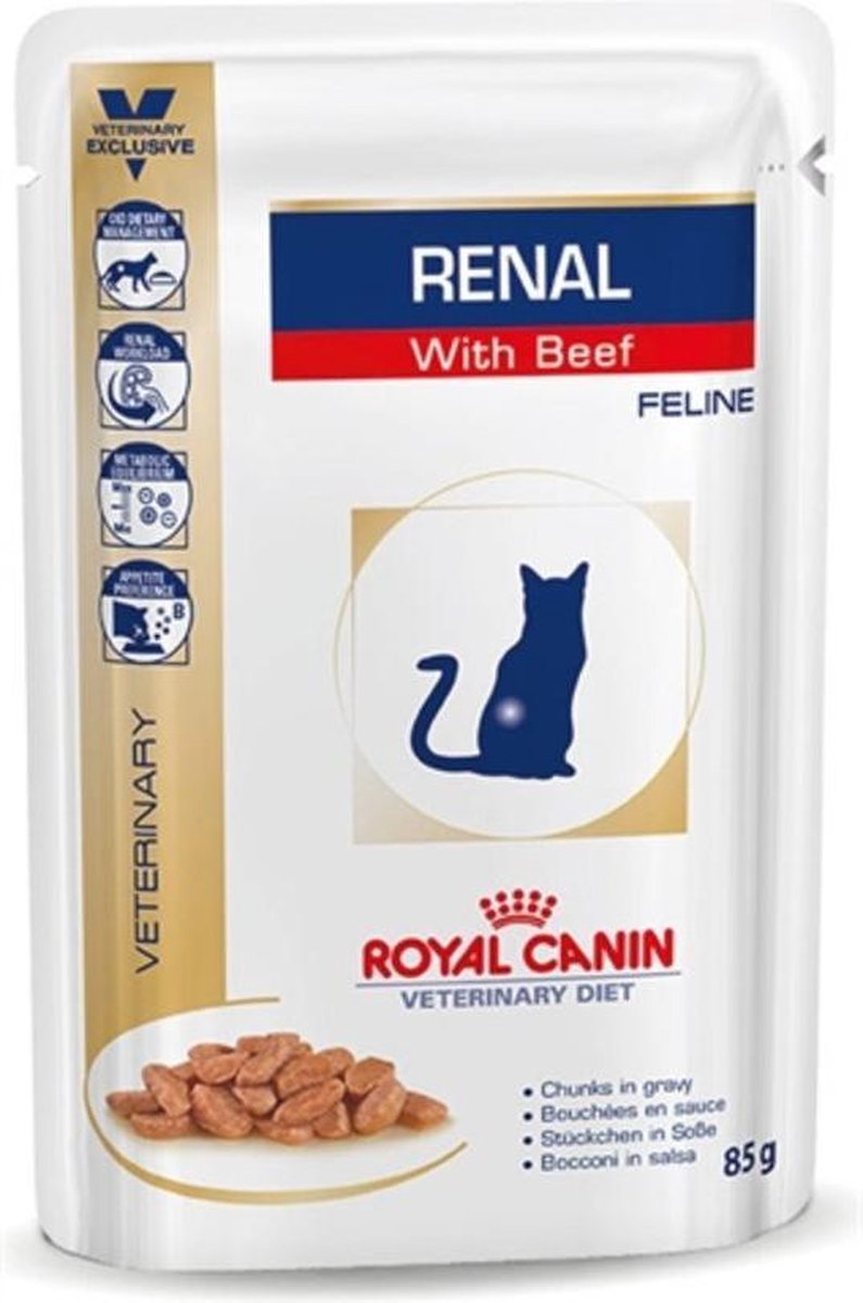  Royal Canin Renal - Rund - Kattenvoer - 12 X 85 G