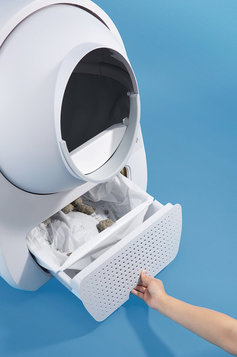  Catlink Smart Litter Box - Scooper Young - Zelfreinigende Kattenbak Zonder Wifi - Kleur Grijs