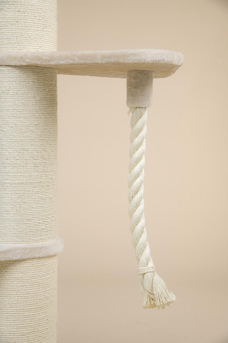  Krabpaal Plafondhoog Voor Grote Katten Maine Coon Tower Crown Crème Beige Van RHRQuality