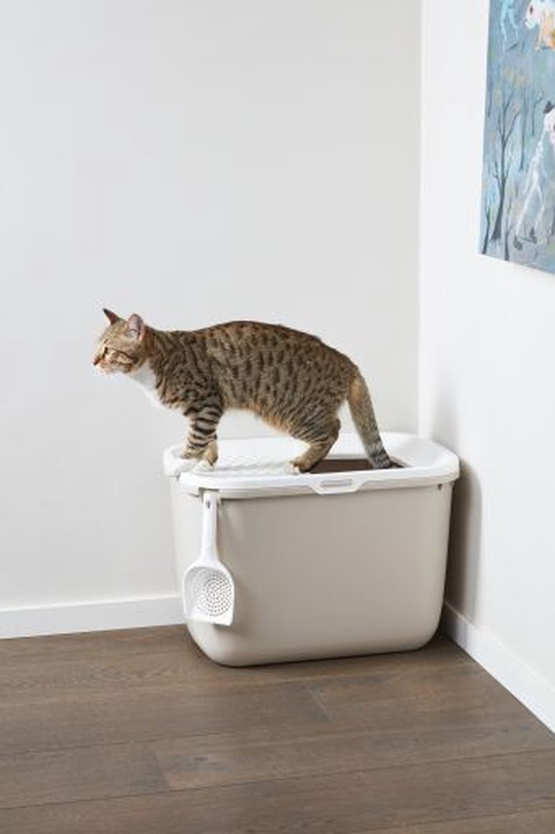  Savic Hop In - Kattenbak - Grijs - 58,5 X 39 X 39,5 Cm
