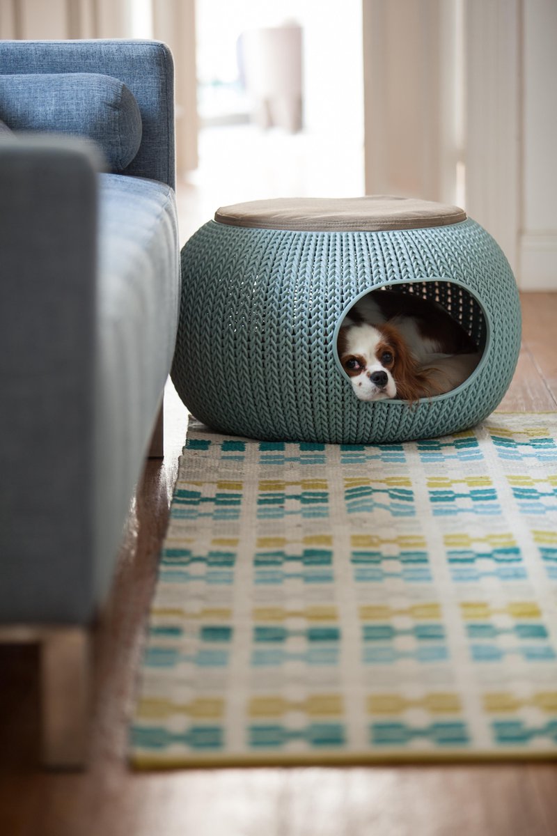  Curver Cozy Pet Home - Kattenmand - Crème - Ø 55 Cm
