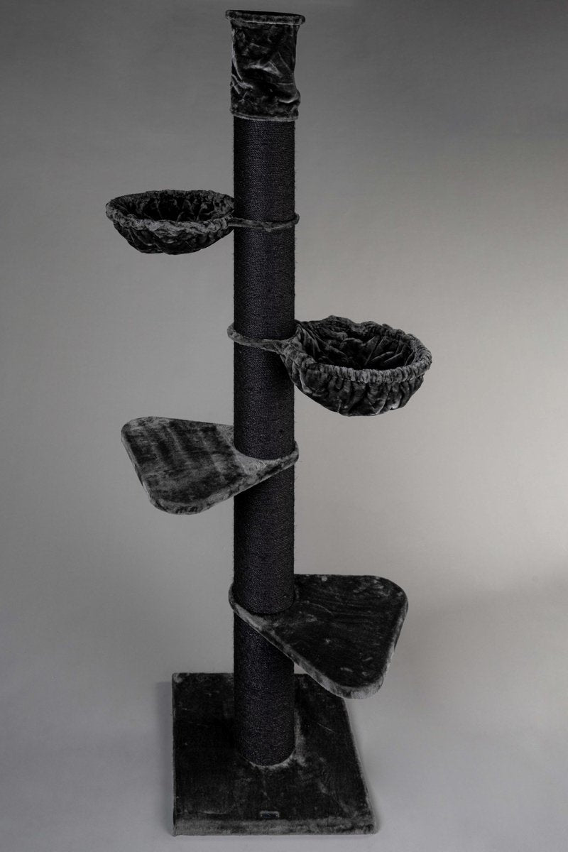  Krabpaal Plafondhoog Voor Grote Katten Maine Coon Tower Blackline Donkergrijs Antraciet Van RHRQuality