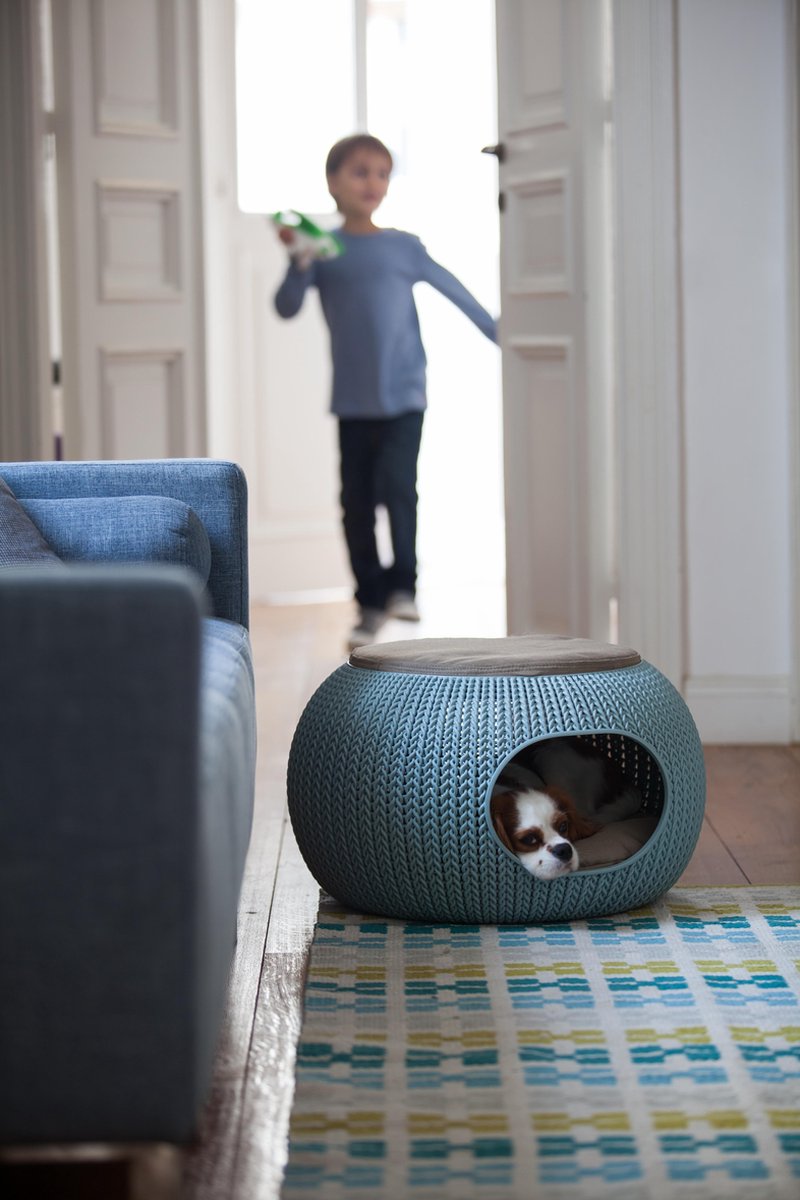  Curver Cozy Pet Home - Kattenmand - Crème - Ø 55 Cm