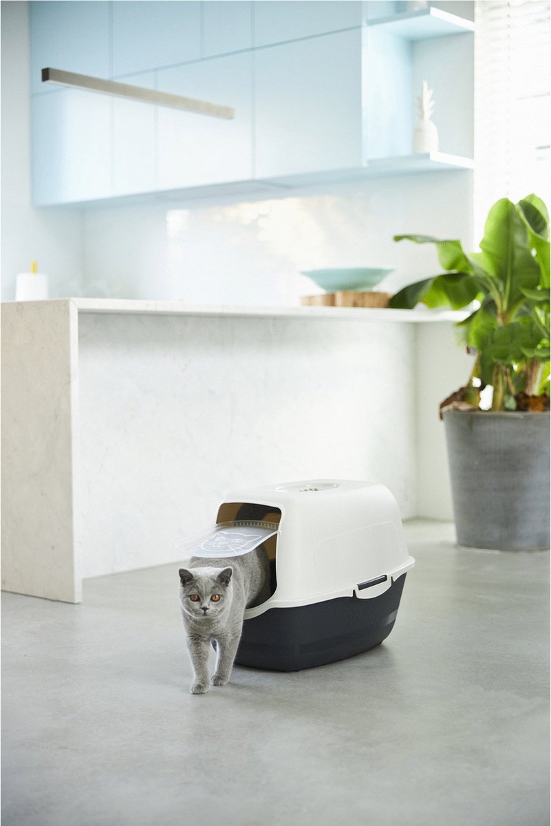  Rotho Bailey - Kattenbak - Zwart/Zand