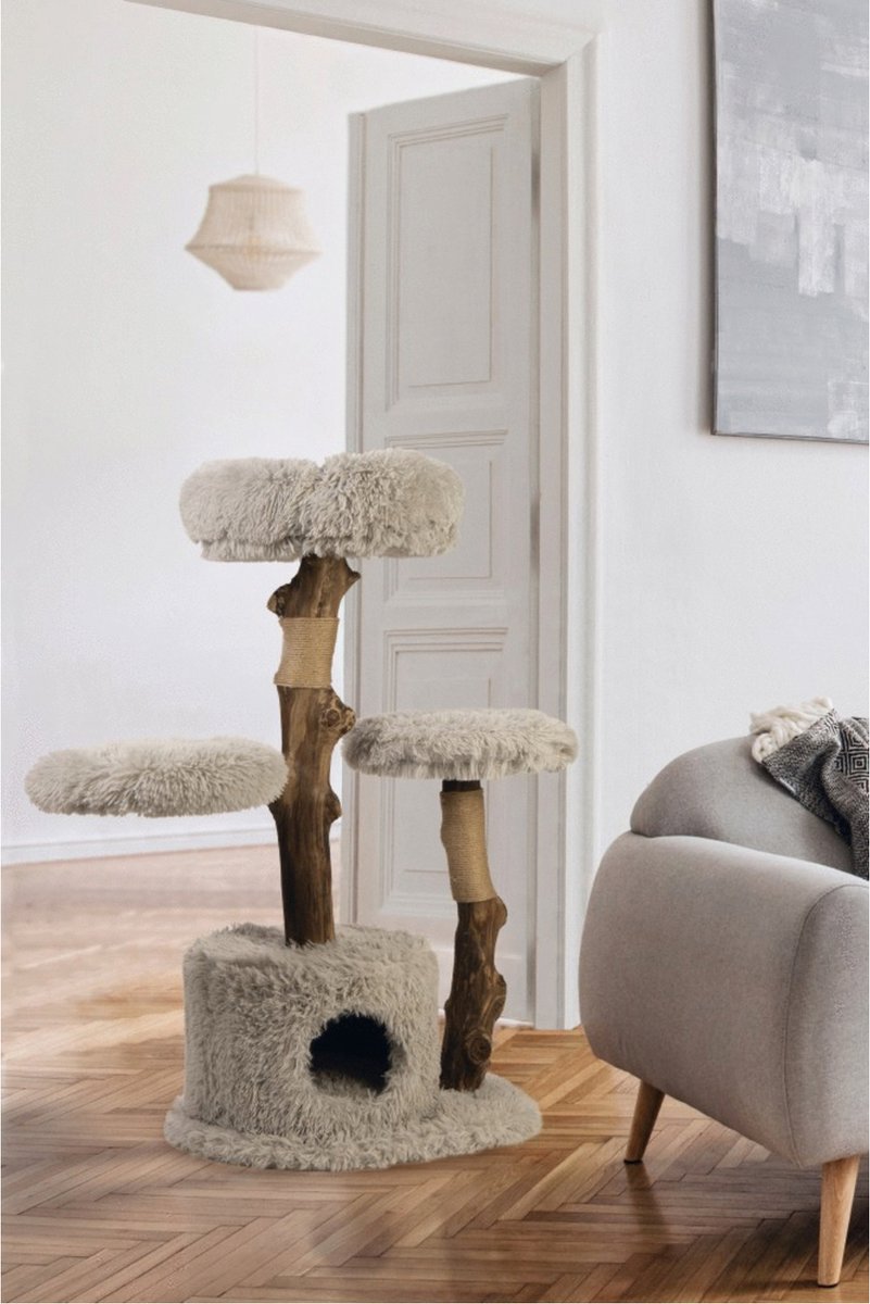  Designed By Lotte Kattenkrabpaal Ziza 60x45x100 Cm Hout