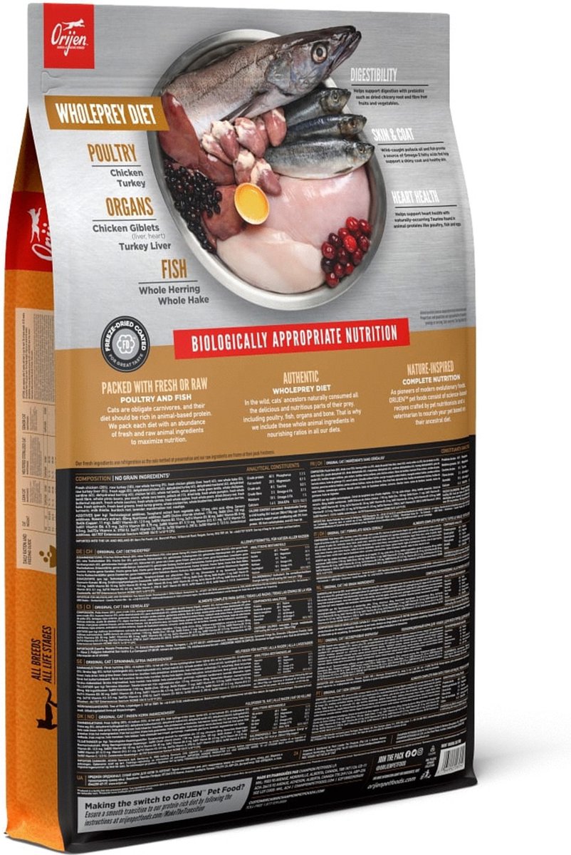  Orijen Cat &amp; Kitten - Kattenvoer - 5,4 Kg