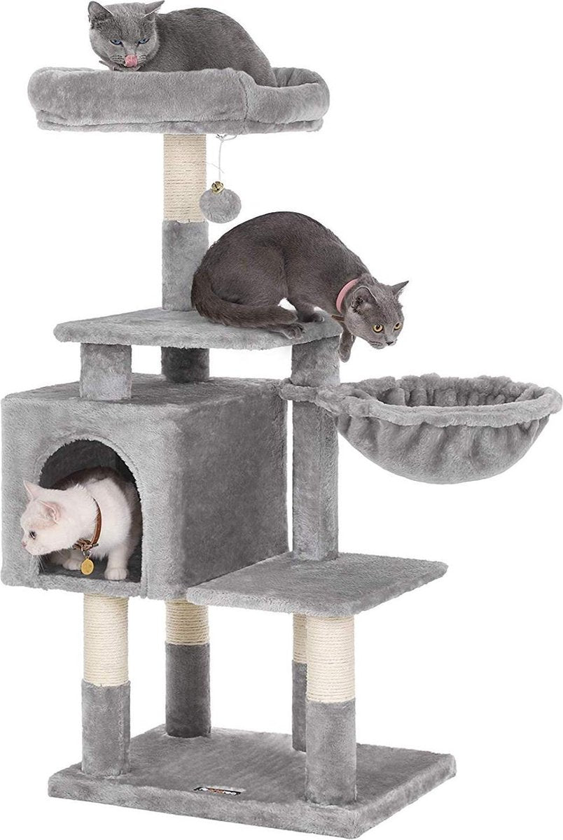  Krabpaal Voor Grote Katten - Multiniveau Krabpaal - 110 Cm Hoog