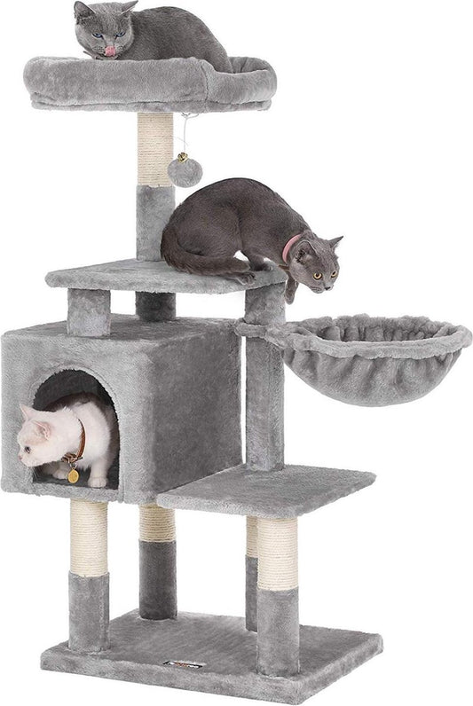  Krabpaal Voor Grote Katten - Multiniveau Krabpaal - 110 Cm Hoog