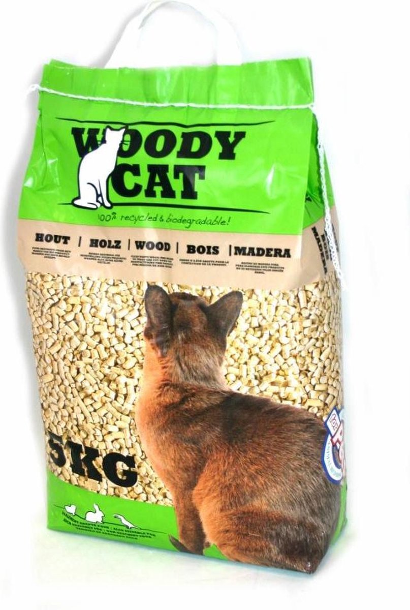  Woody Cat Houtkorrel 25 Liter