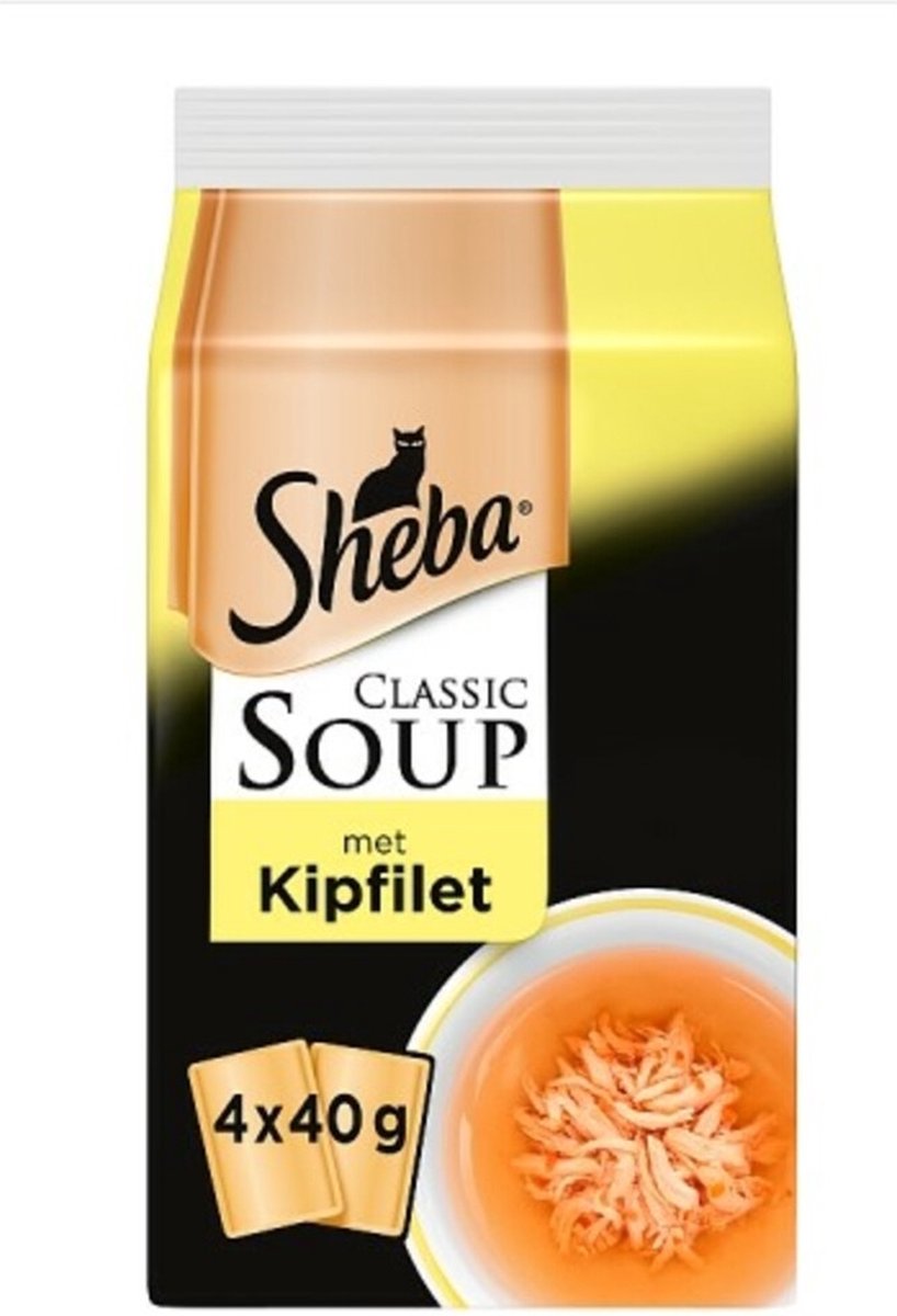  Sheba Soups Kip Multipack 4 X 40 Gr