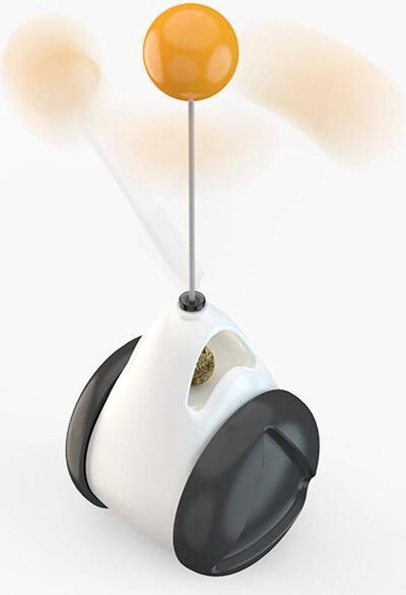  Balance Cat Toy - Katten Speelgoed - Intelligent - Draaiend Balletje Op Wielen - Balletje - Interactief Katten Speeltje - Kitten Bal