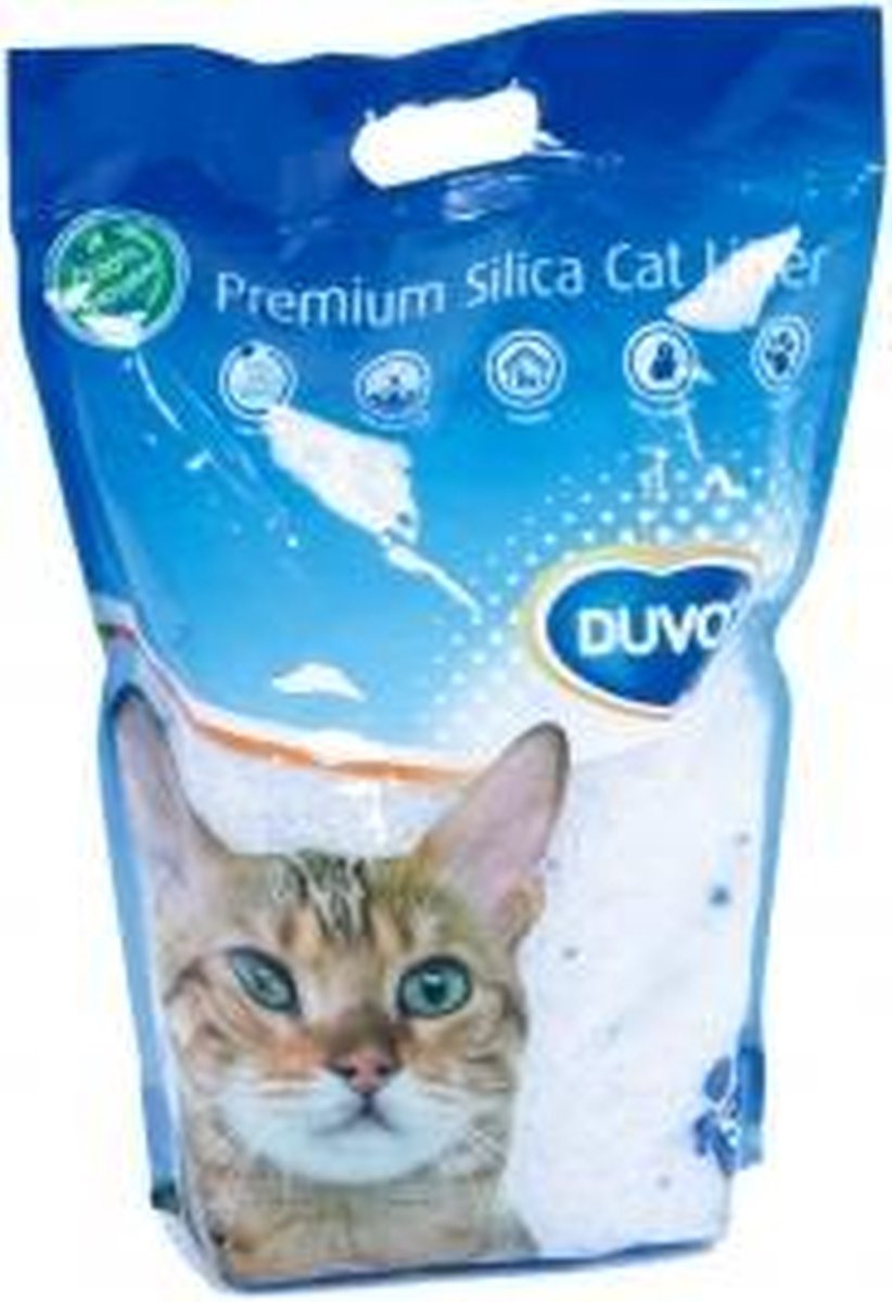  DUVO+ Silica Kattenvulling 6 X 5 Liter