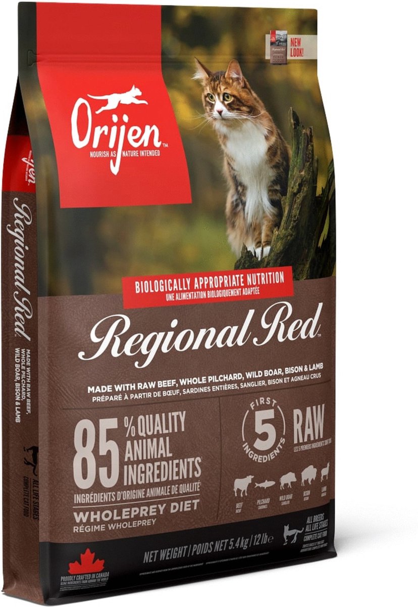  Orijen Regional Red Cat - Kattenvoer - 5.4 Kg