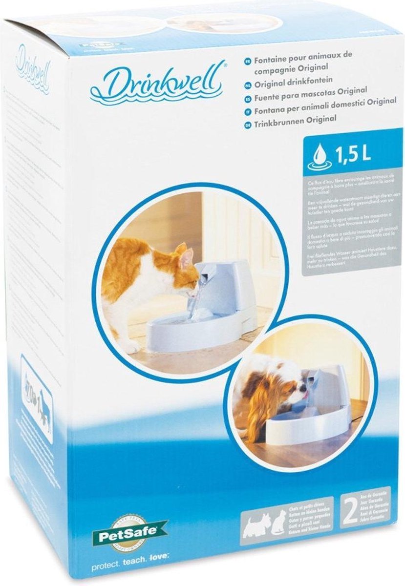  Petsafe Drinkwell Platinum - Drinkfontein - 5 L