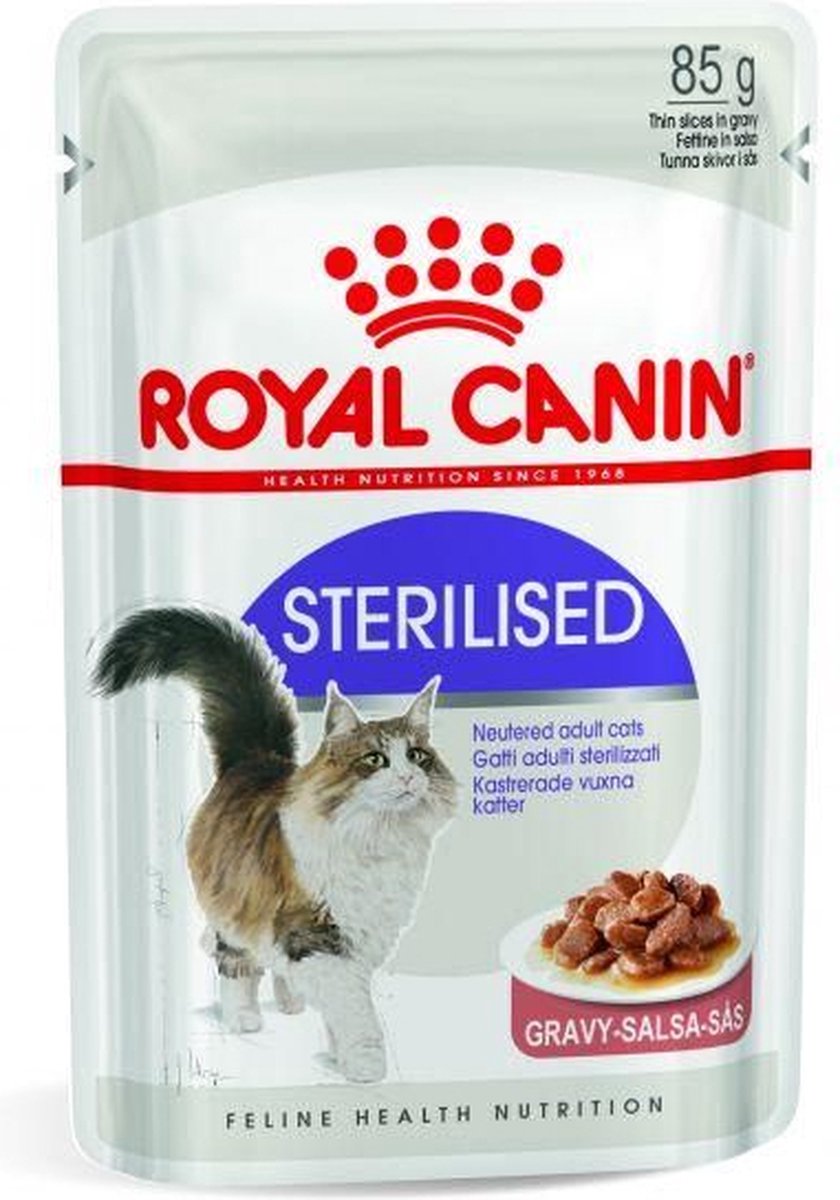  Royal Canin Feline Sterilised In Gravy (12X85 GR)