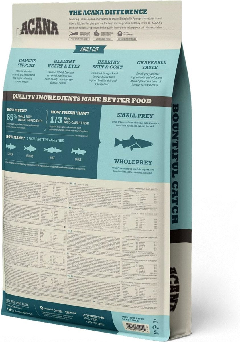  Acana Cat Bountiful Catch 4,5 Kg - Kat