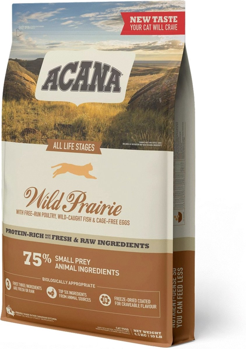  Acana - Cat Wild Prairie - Katenvoer - 4,5 Kg