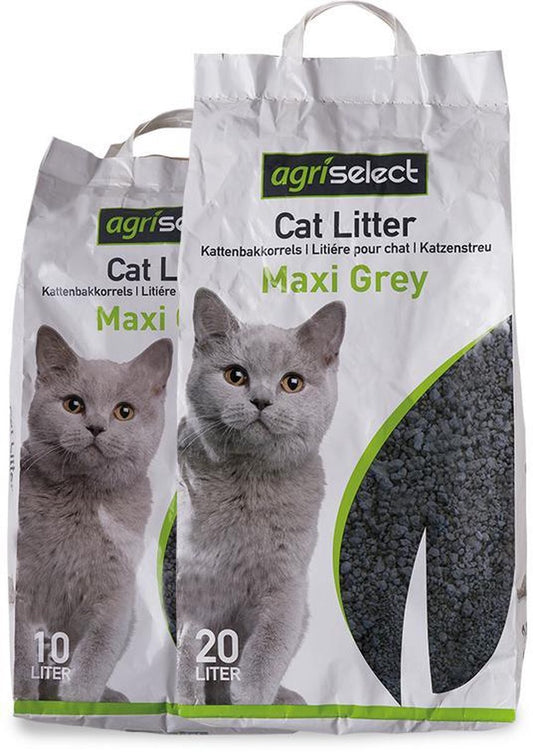 Agriselect Kattenbakvulling Maxi Grey Klontvormend Grof