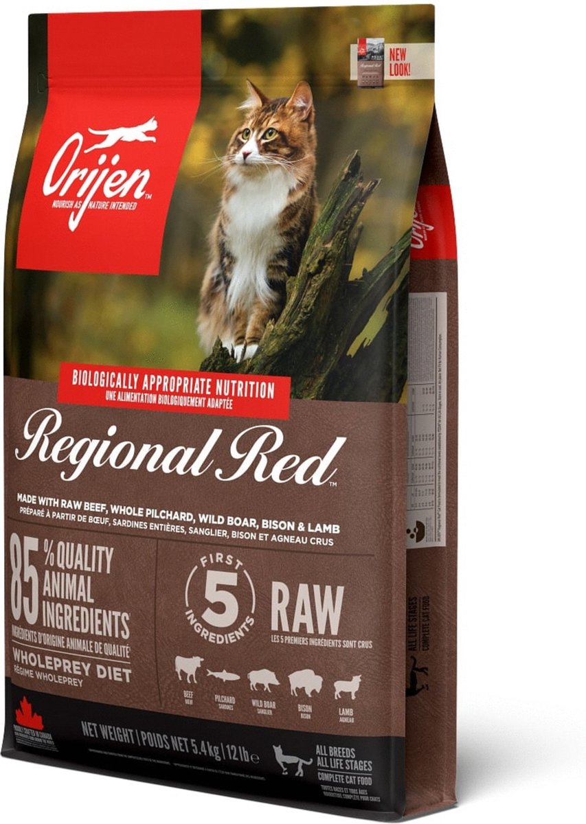 Orijen Regional Red Cat - Kattenvoer - 5.4 Kg