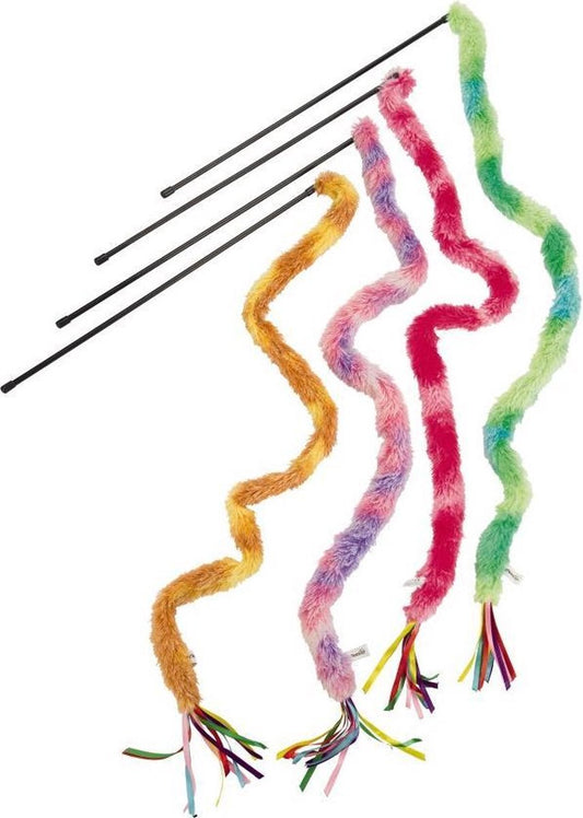  Beeztees Kattenhengel Pluche Staart Assorti