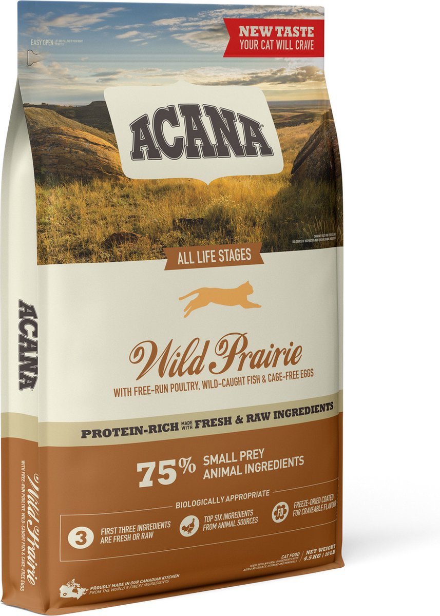  Acana - Cat Wild Prairie - Katenvoer - 4,5 Kg