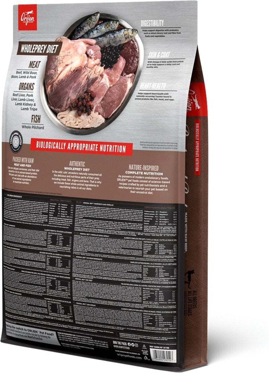  Orijen Regional Red Cat - Kattenvoer - 5.4 Kg