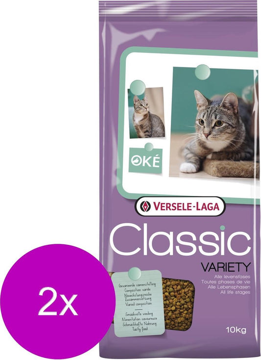  Versele-Laga Classic Variety Kat 4-Mix - Kattenvoer - 2 X 10 Kg
