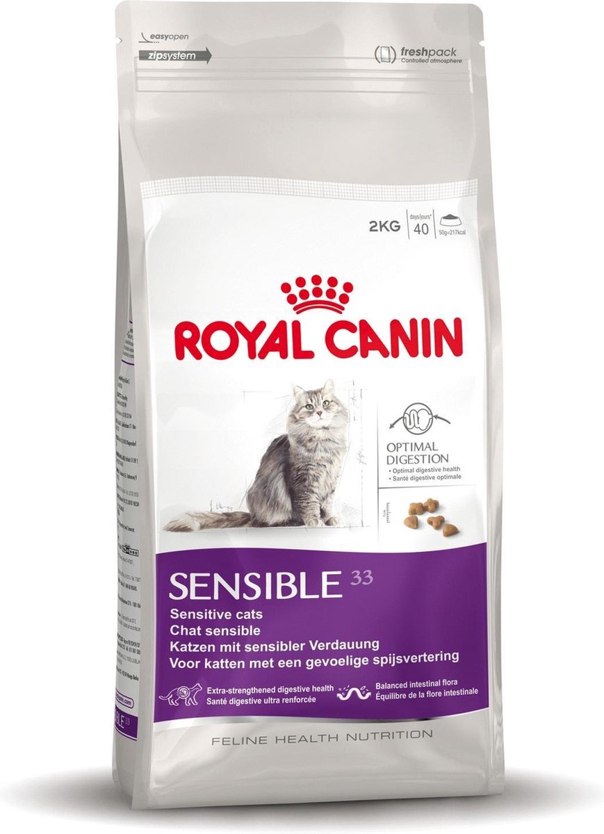 Royal Canin Sensible 33 - Kattenvoer - 2 Kg