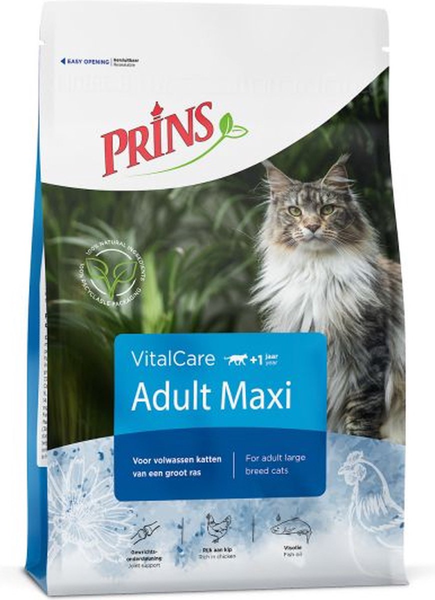  Prins VitalCare Adult Maxi - Kattenvoer - 10 Kg - Kat
