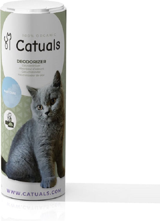  Catuals Kattenbakvulling Geurverdrijver - Neutraliseert Urinegeur Van Katten - Cotton Fresh - 1kg