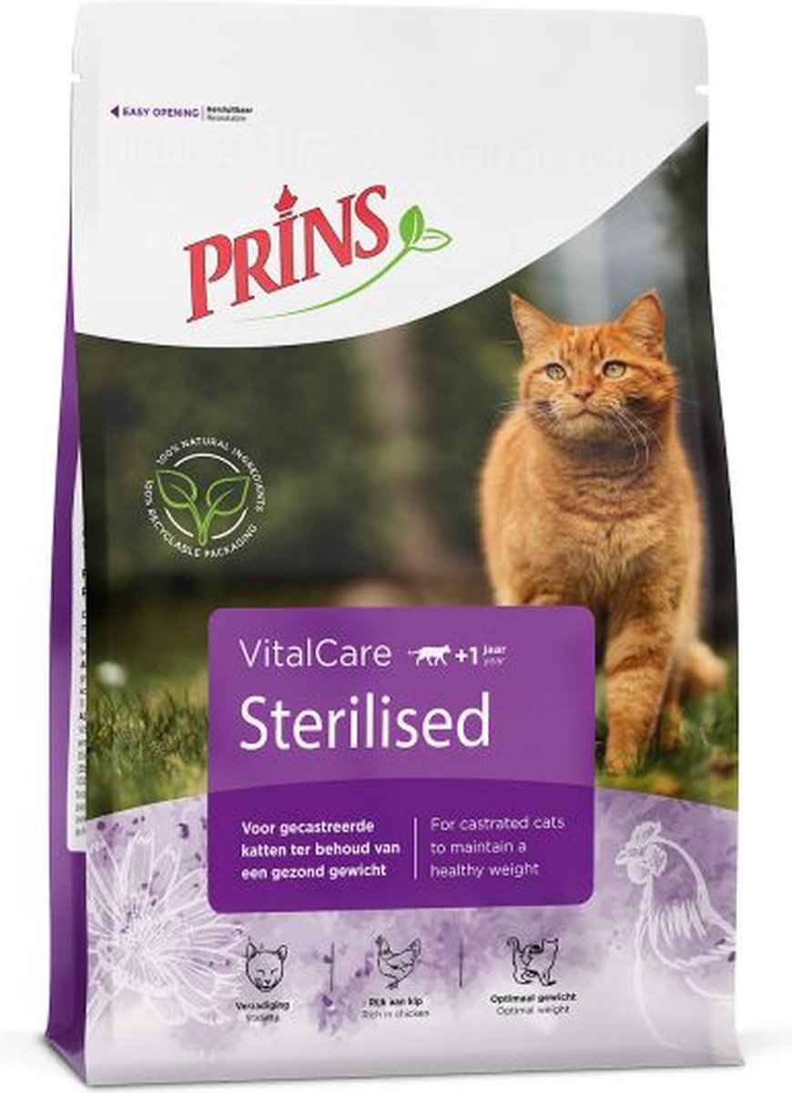  Prins VitalCare Sterilised 4 Kg - Kat