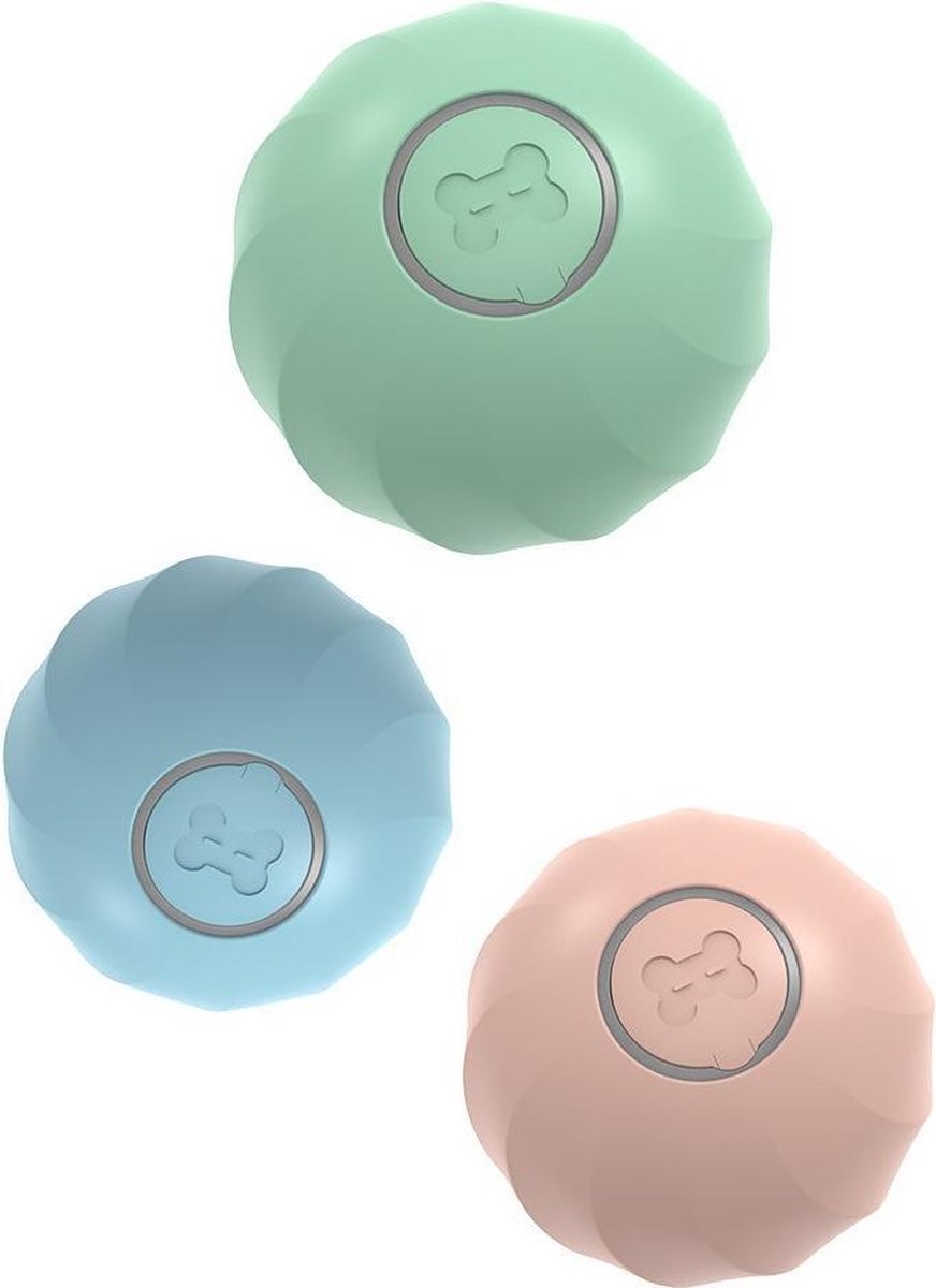  Cheerble | Mini Bal 3.0 | Roze | Zelf Rollende Bal Voor Katten | 3 Automatische Speelmodi | Interactief En Intelligentie Kattenspeelgoed | Kattenspeeltje