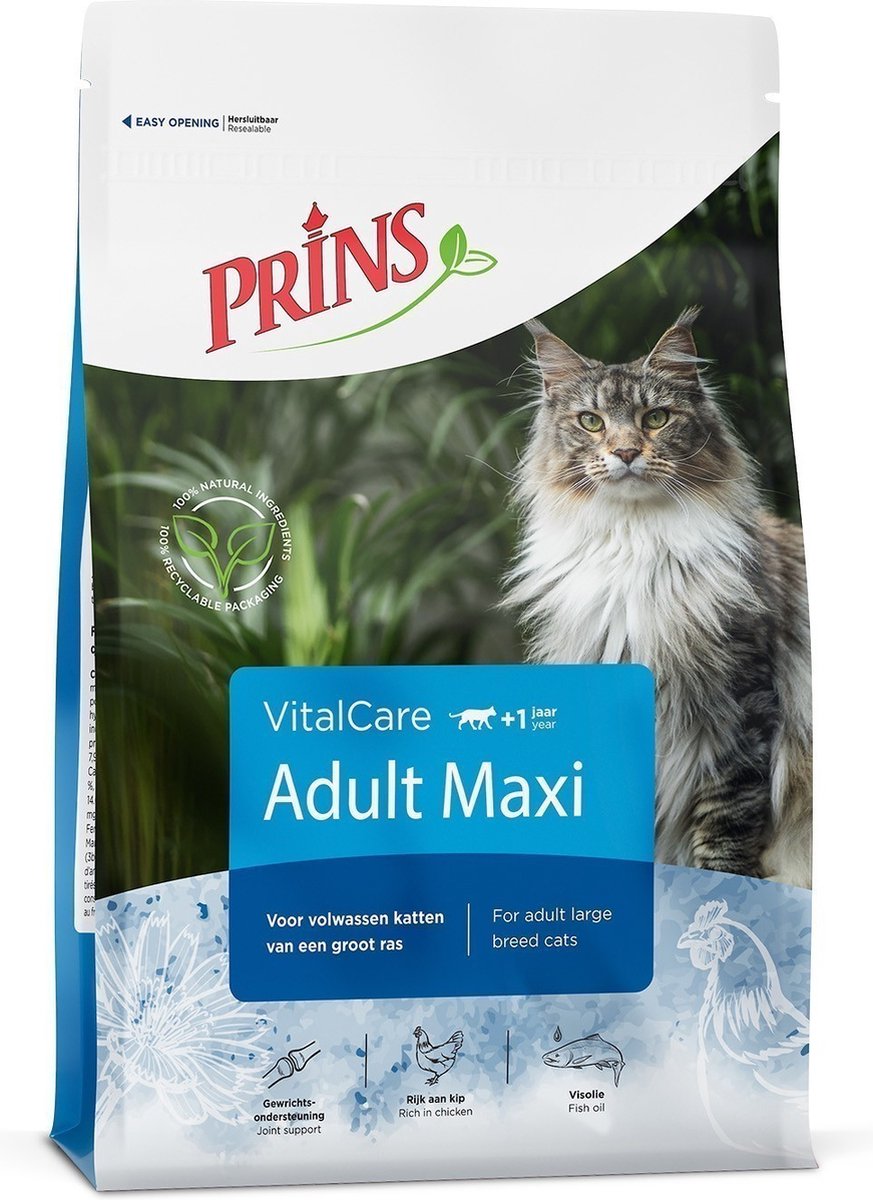  Prins VitalCare Adult Maxi - Kattenvoer - 10 Kg - Kat