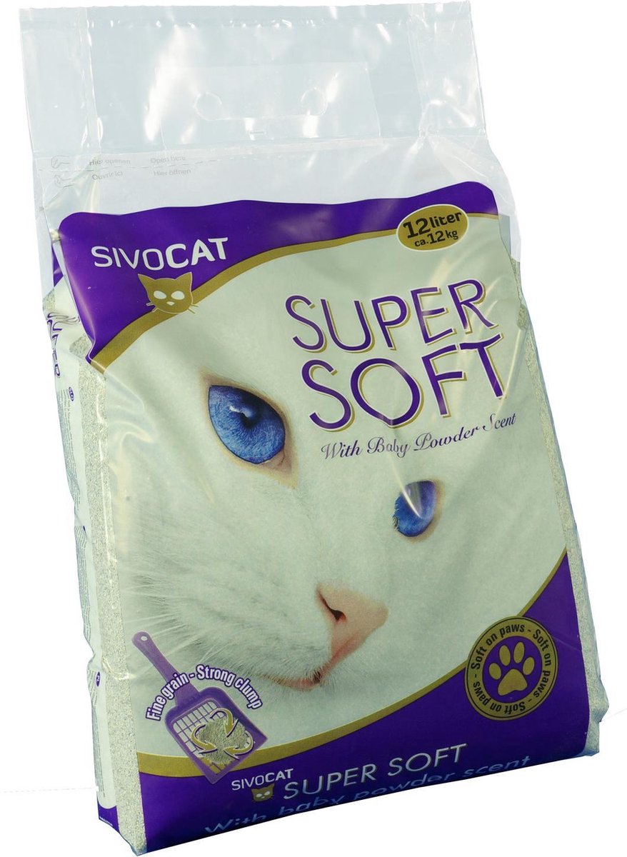  Sivocat Super Soft Kattenbakvulling - 12 L