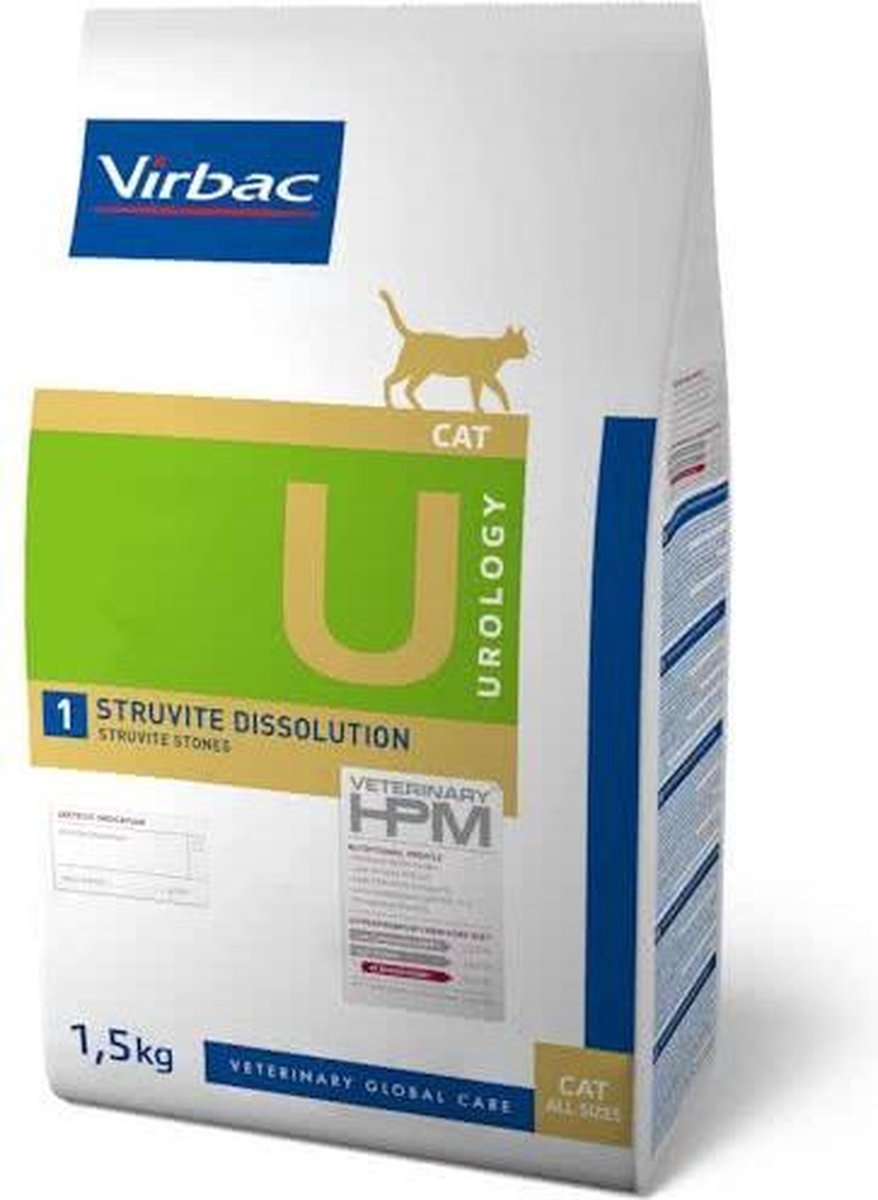  VIRBAC HPM FELINE Urology Struvite Dissolution U1 3KG
