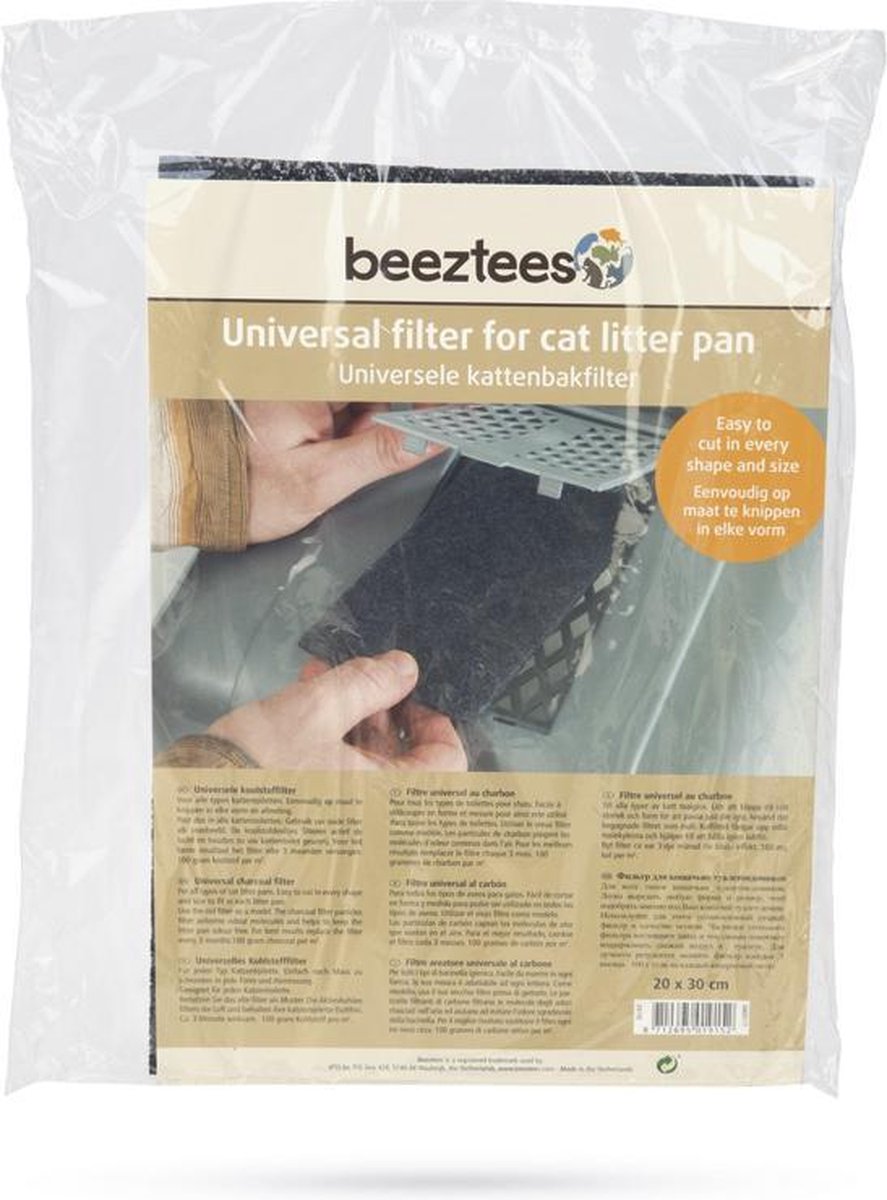  Beeztees Filter - Kattenbak - Universeel - 20x30 Cm
