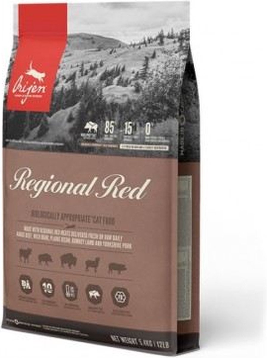 Orijen Regional Red Cat - Kattenvoer - 5.4 Kg
