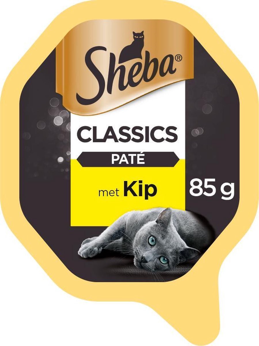  Sheba Classic Paté Katten Natvoer - Kip - 22 X 85g