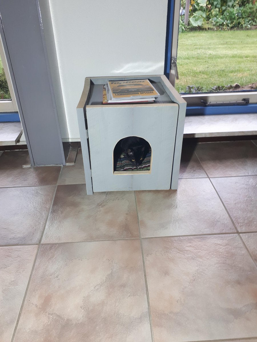  Bronneger Exclusive - Kattenhuis - XXL - Kattenbak Ombouw Kast - Kattenmand