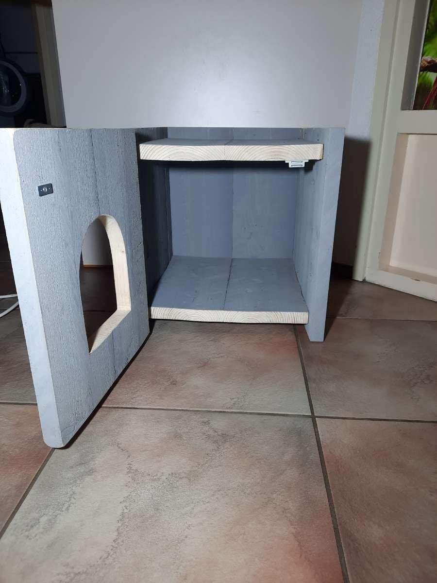 Bronneger Exclusive - Kattenhuis - XXL - Kattenbak Ombouw Kast - Kattenmand