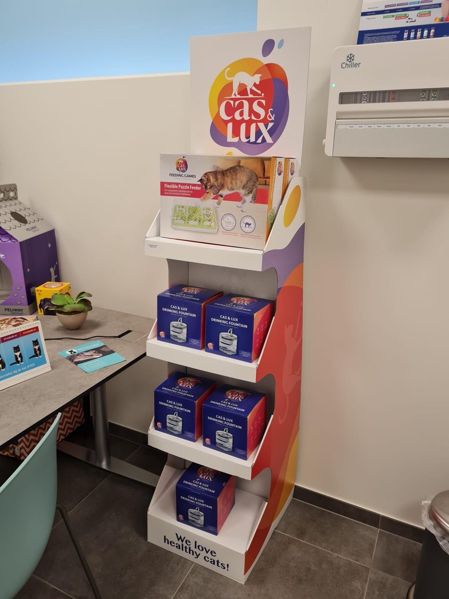  Cas &amp; Lux Modulaire Puzzel Voederbak Voor Katten - Anti Schrokbak Kat - Inclusief 3 Verschillende Standen - Stijlvol Design - Voerpuzzel Kat - Slowfeeder - Kattenspeeltjes - Puzzel Kat - Anti Schrok