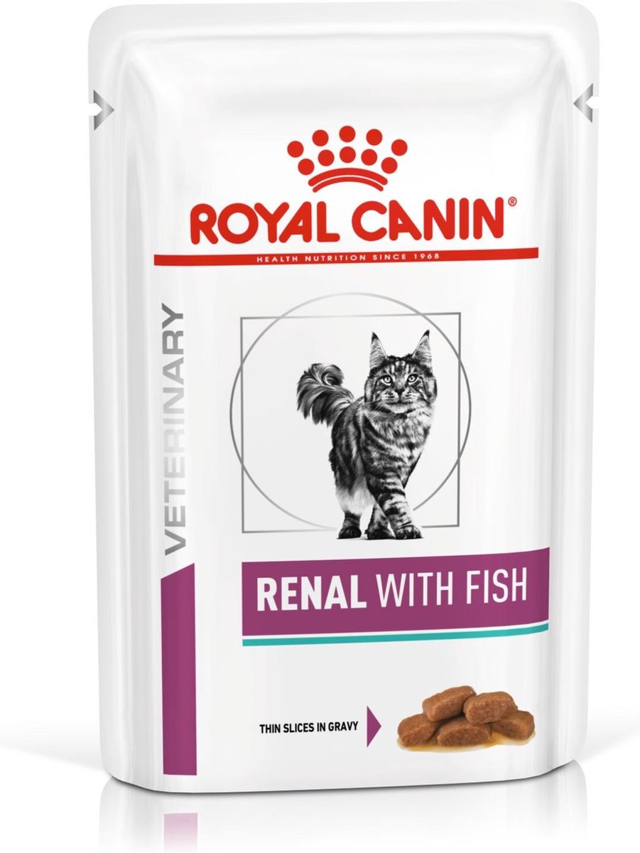  Royal Canin Renal - Tonijn - Kattenvoer - 12 X 85 G
