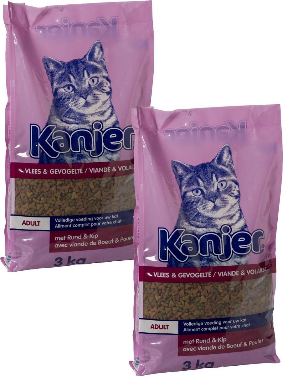  Kanjer Kattenbrok - Kattenvoer - 2 X 10 Kg